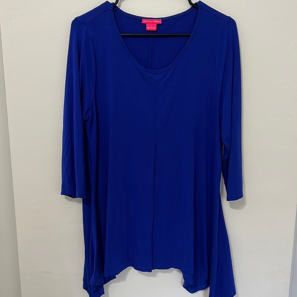 Sunny Leigh Royal blue Blouse size L